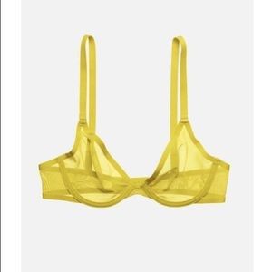 CUUP the Plunge Bra in Sun color 34D brand new, never worn